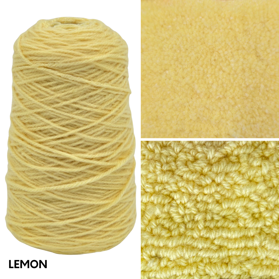 New Soft Matte 100% Acrylic Rug Yarn 250gms Cones - Pre Order Ships approx June 5th