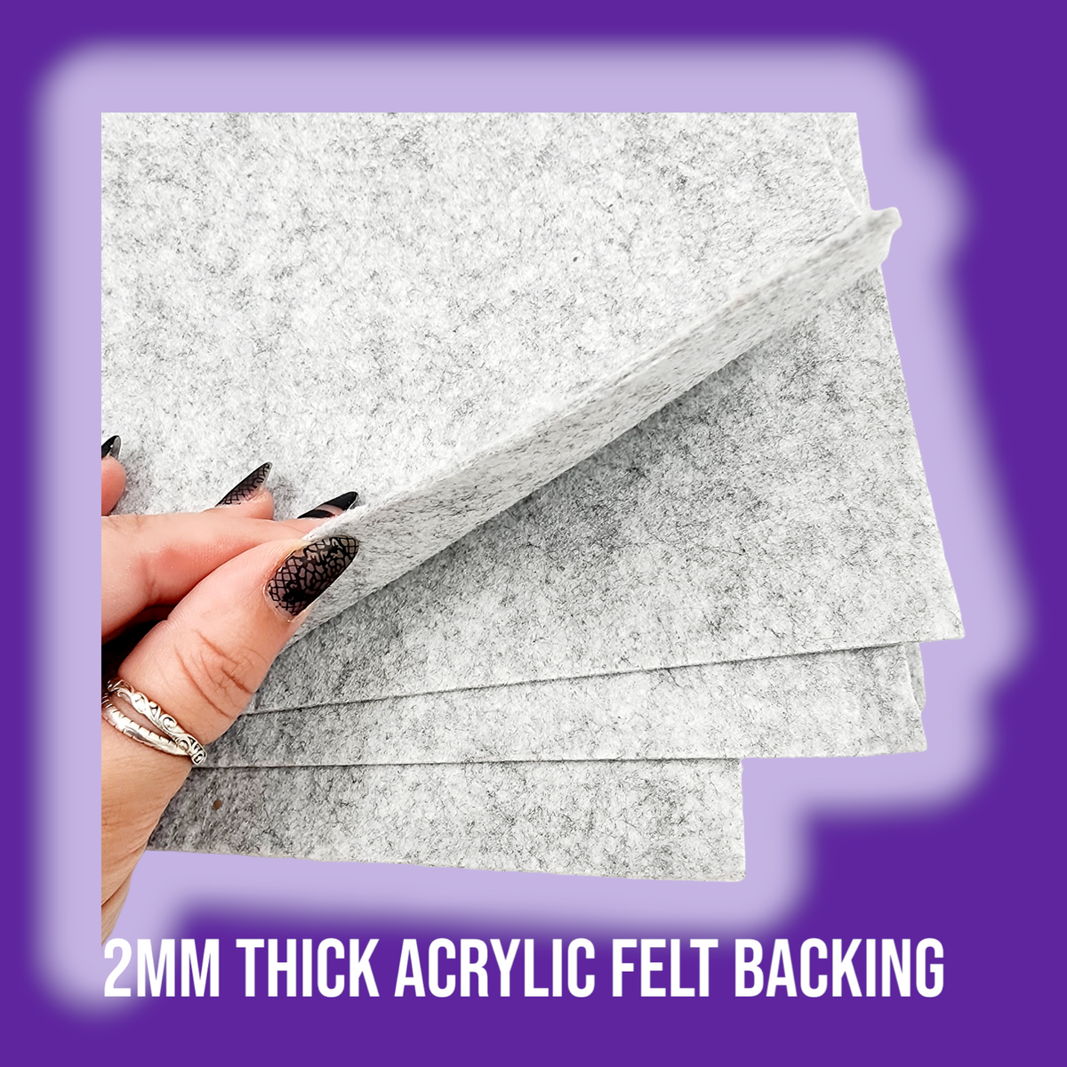 2mm Thick Anti pilling Felt Backing