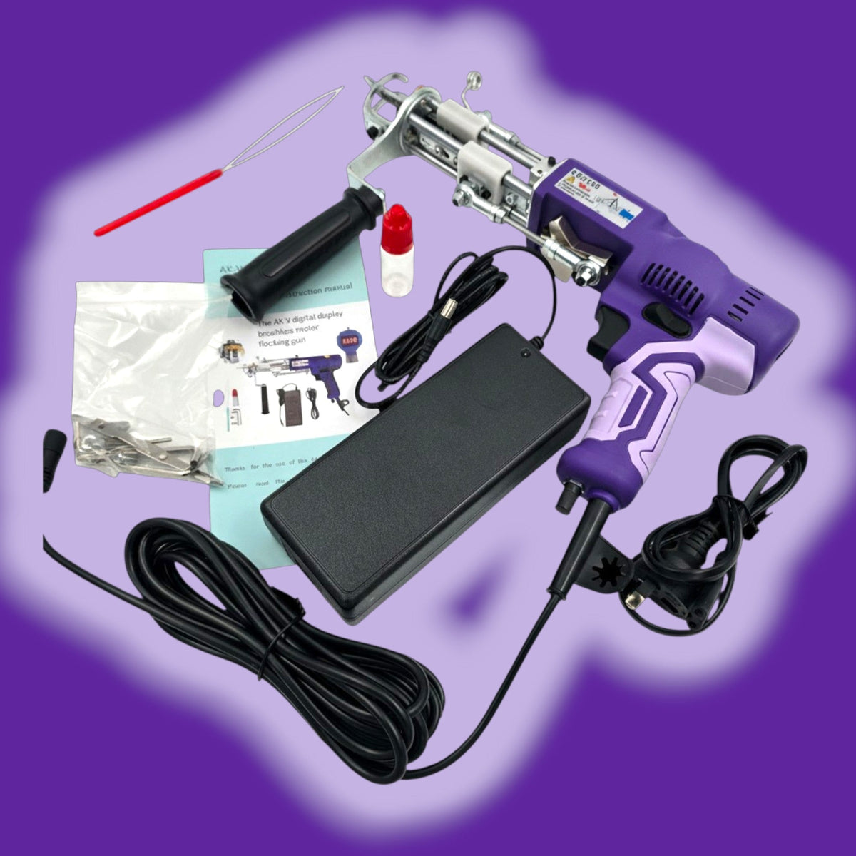 New AK-V Cut Pile Tufting Gun - New Color! Pre-order Ships approx Aug 27th 2026