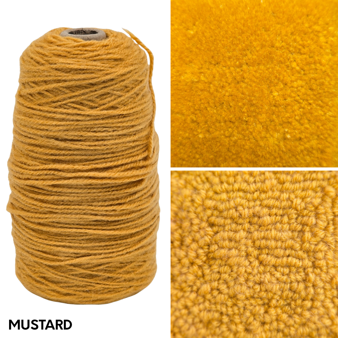 New Soft Matte 100% Acrylic Rug Yarn 250gms Cones - Pre Order Ships approx June 5th