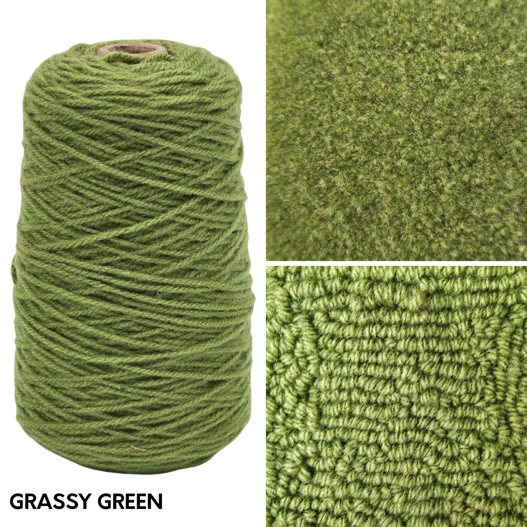 New Soft Matte 100% Acrylic Rug Yarn 250gms Cones - Pre Order Ships approx June 5th