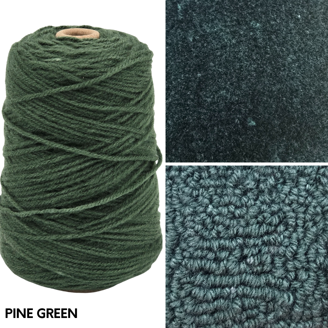 New Soft Matte 100% Acrylic Rug Yarn 250gms Cones - Pre Order Ships approx June 5th