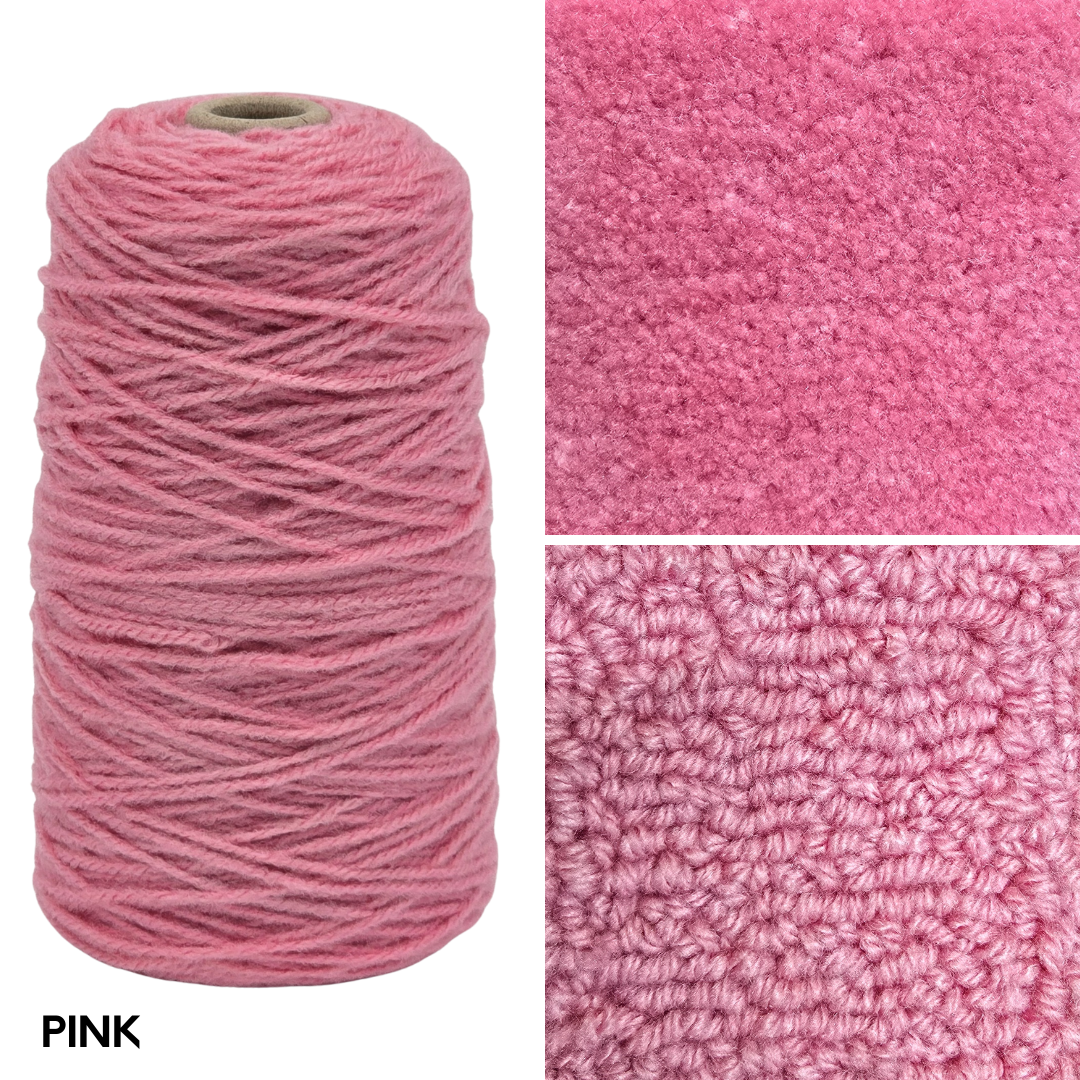 New Soft Matte 100% Acrylic Rug Yarn 250gms Cones - Pre Order Ships approx June 5th
