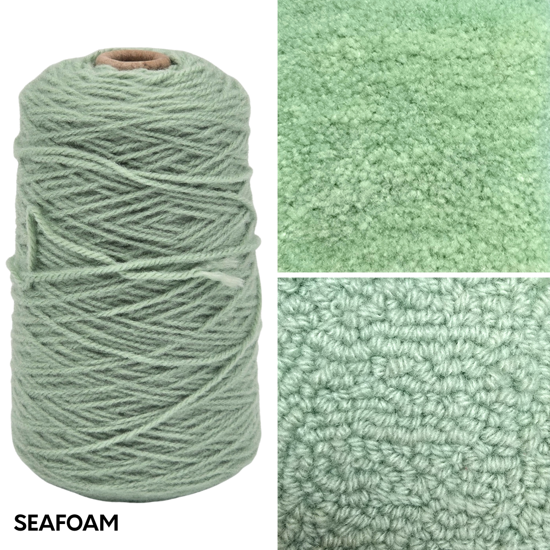 New Soft Matte 100% Acrylic Rug Yarn 250gms Cones - Pre Order Ships approx June 5th