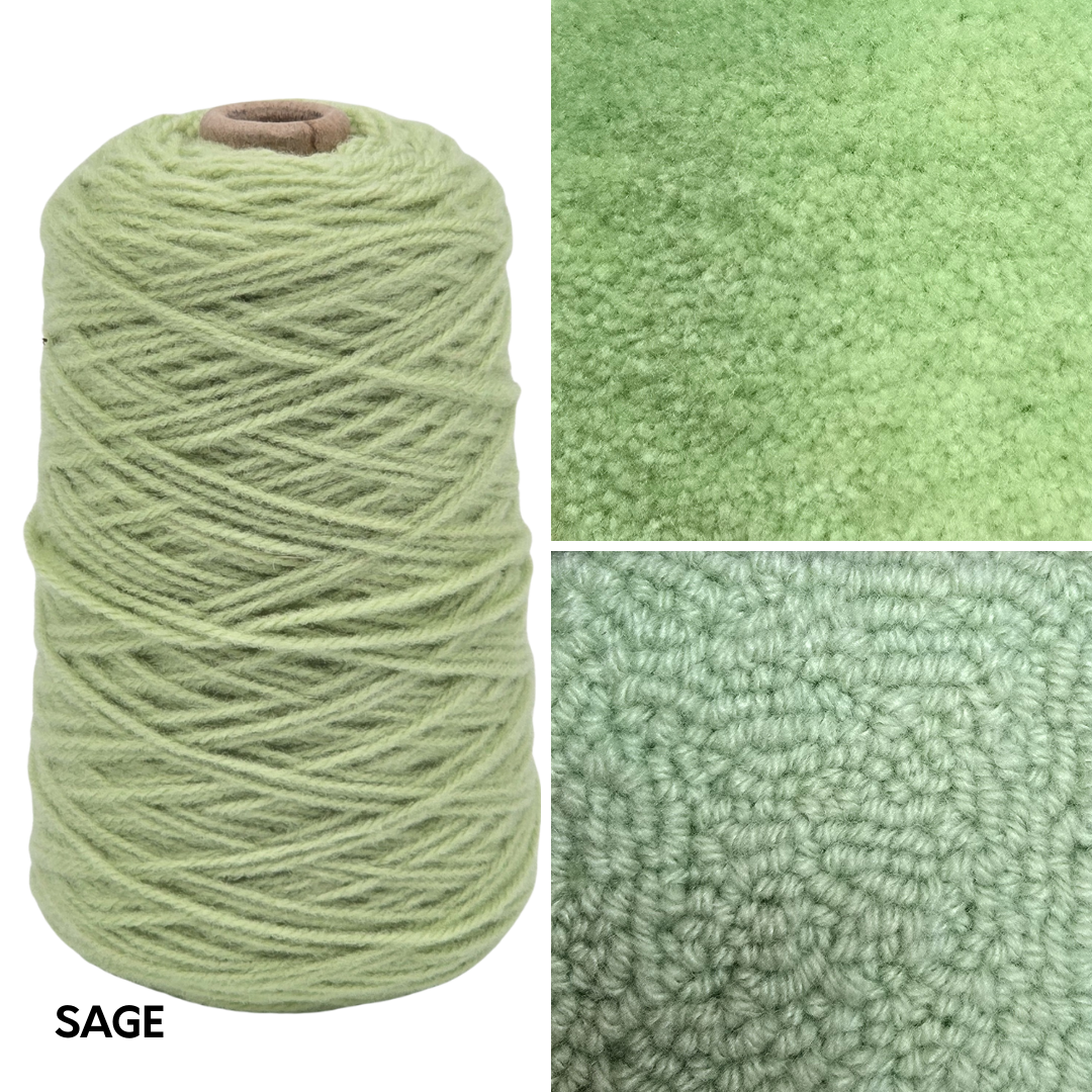 New Soft Matte 100% Acrylic Rug Yarn 250gms Cones - Pre Order Ships approx June 5th
