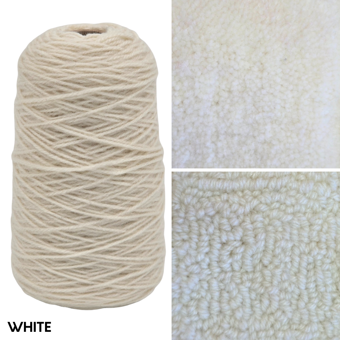 New Soft Matte 100% Acrylic Rug Yarn 250gms Cones - Pre Order Ships approx June 5th