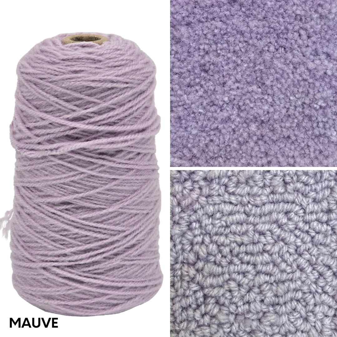 New Soft Matte 100% Acrylic Rug Yarn 250gms Cones - Pre Order Ships approx June 5th