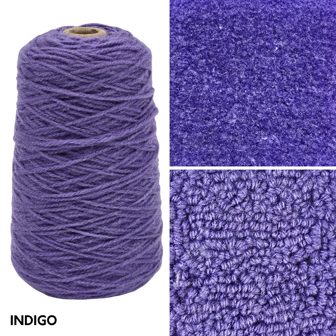 New Soft Matte 100% Acrylic Rug Yarn 250gms Cones - Pre Order Ships approx June 5th
