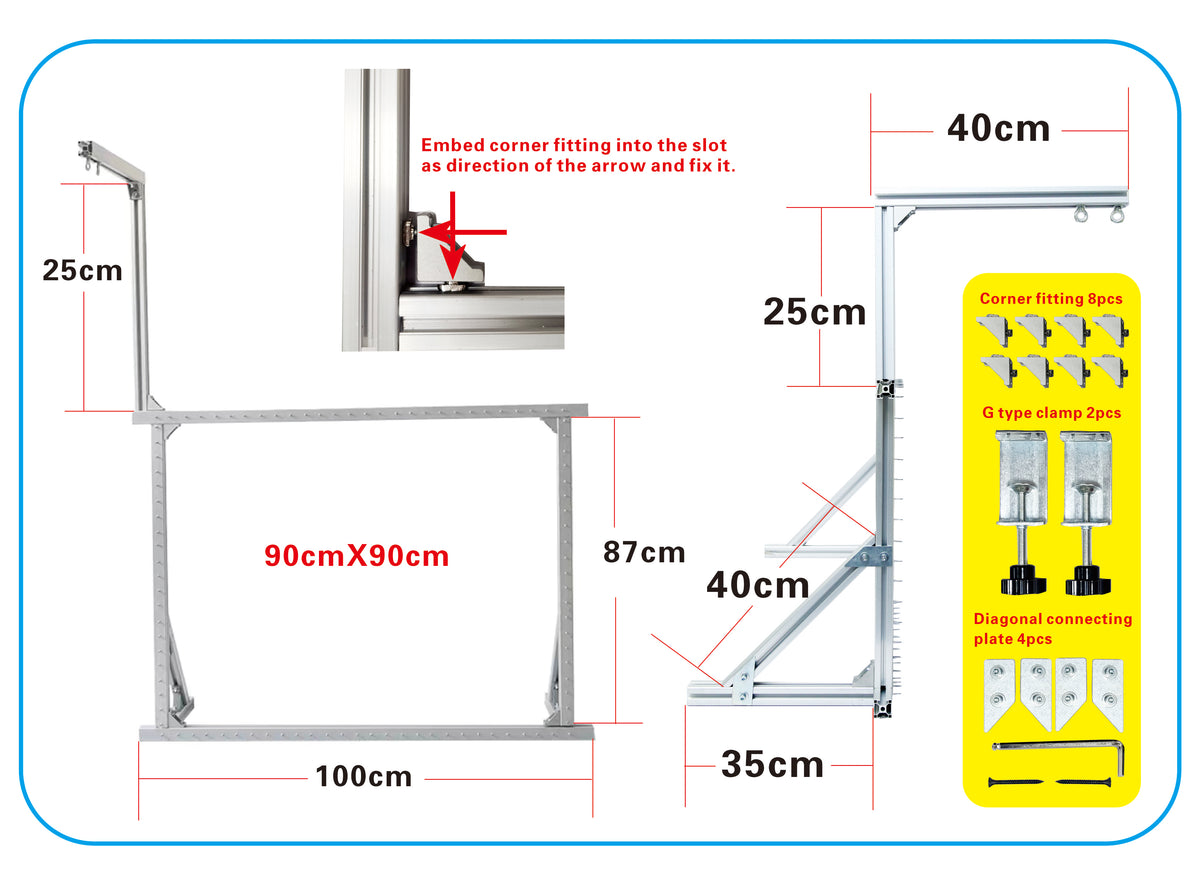 Aluminium Tufting Frame | Free Shipping
