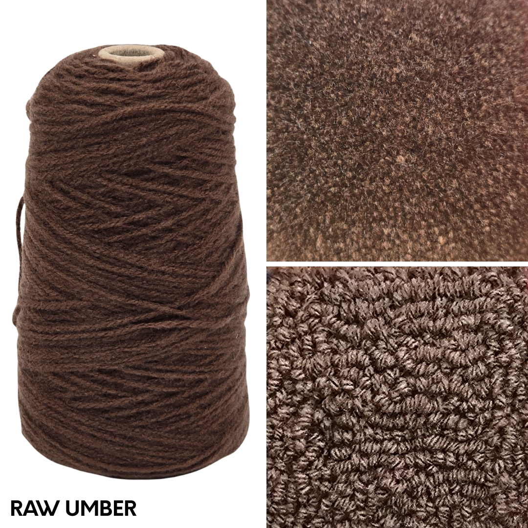 New Soft Matte 100% Acrylic Rug Yarn 250gms Cones - Pre Order Ships approx June 5th