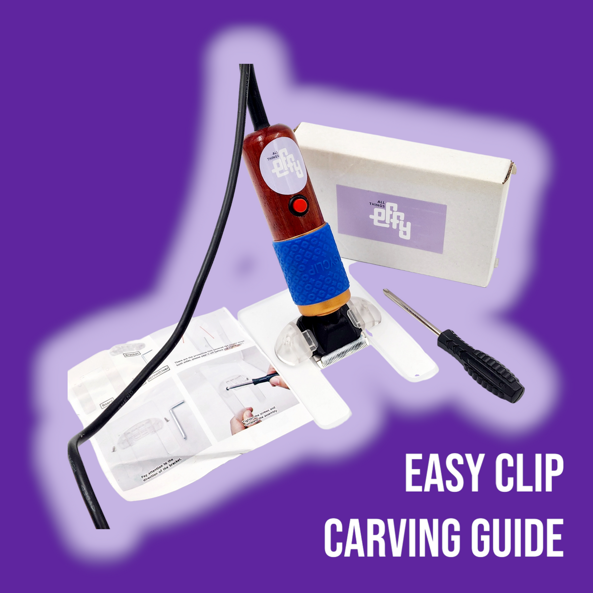 Easy Clip Carving Guide for Rosewood Carver